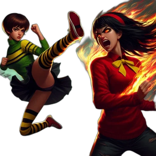 comic book art, concept art, fantasy art, pixel art transparent PNG cut-out