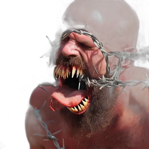 creature, mask, face, concept art transparent PNG cut-out