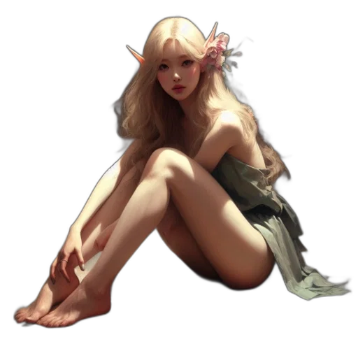 dress, fantasy art, concept art, pixel art transparent PNG cut-out