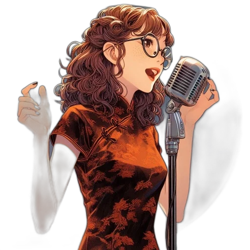 dress, staff, cartoon, concept art transparent PNG cut-out