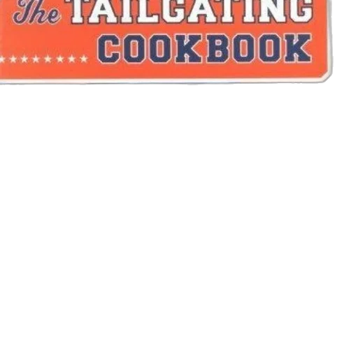 tailgating, cookbook, cover, featuring transparent PNG cut-out