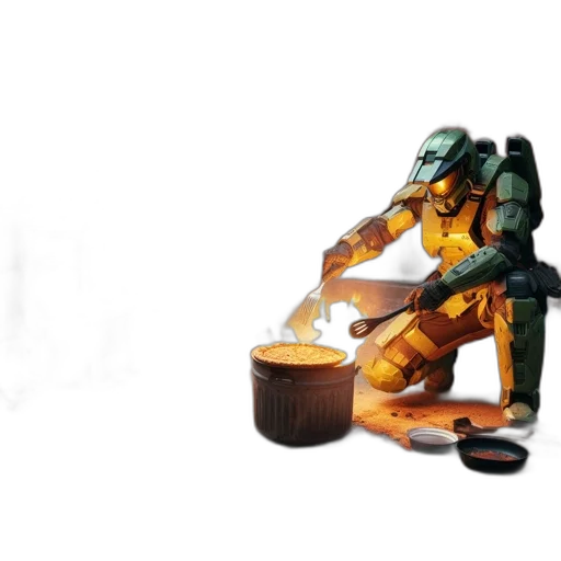 robot, weapon, food, staff transparent PNG cut-out