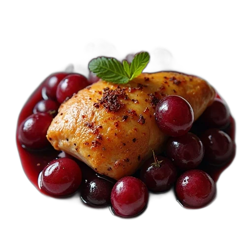 food, photorealistic, 3d render, chicken transparent PNG cut-out