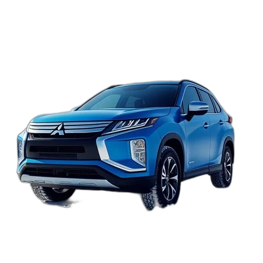 car, blue, 2010, mitsubishi transparent PNG cut-out
