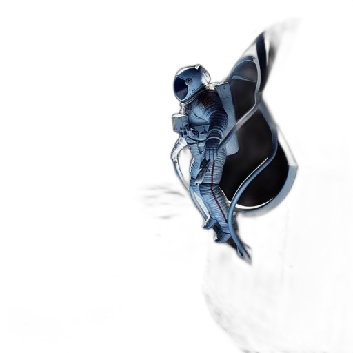robot, mask, weapon, comic book art transparent PNG cut-out