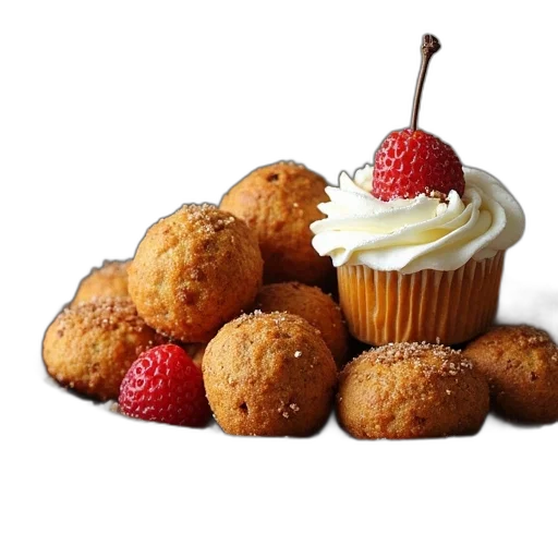 food, photorealistic, 3d render, sugar transparent PNG cut-out