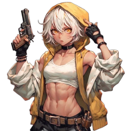 weapon, jacket, staff, pixel art transparent PNG cut-out