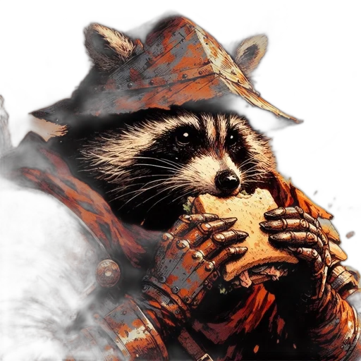 animal, creature, hat, weapon transparent PNG cut-out