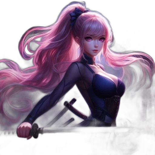fantasy art, concept art, anime, cyberpunk transparent PNG cut-out