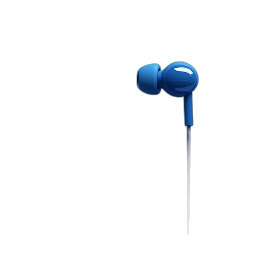 staff, 3d render, blue, high transparent PNG cut-out