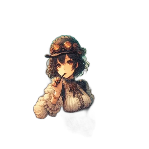 hat, staff, weapon, umbrella transparent PNG cut-out