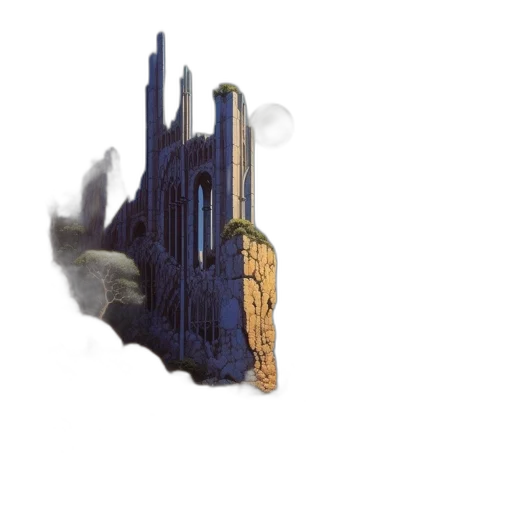 building, crown, robot, dragon transparent PNG cut-out
