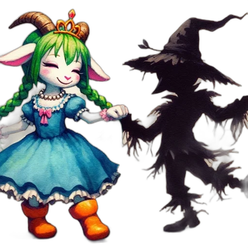 creature, staff, concept art, pixel art transparent PNG cut-out