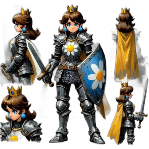 crown, sword, concept art, fantasy art transparent PNG cut-out