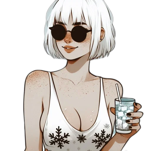 dress, face, jacket, bottle transparent PNG cut-out