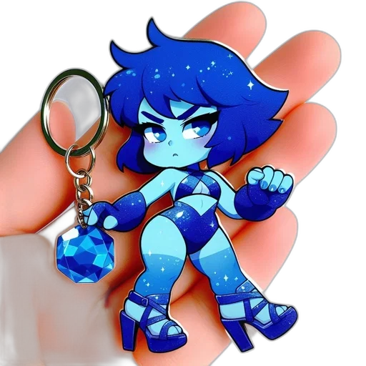 jewelry, staff, vaporwave, pixel art transparent PNG cut-out