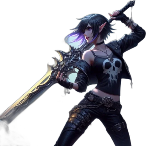 weapon, sword, staff, concept art transparent PNG cut-out