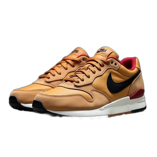 shoes, golden, earth tones, nike transparent PNG cut-out
