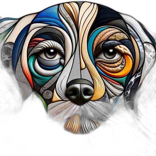 mask, face, animal, photorealistic transparent PNG cut-out