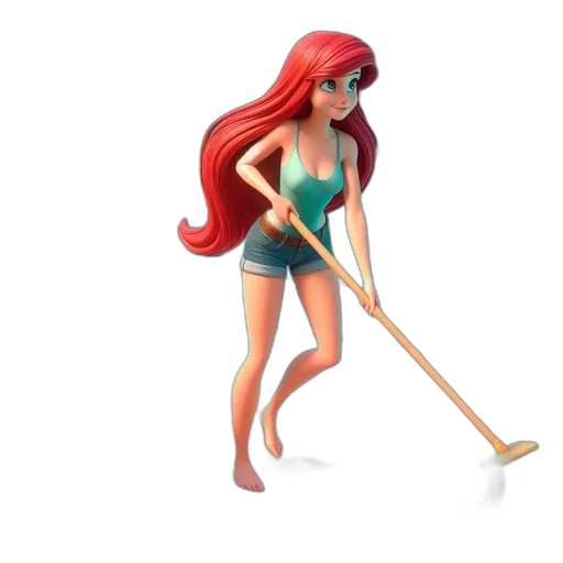 staff, 3d render, concept art, cartoon transparent PNG cut-out