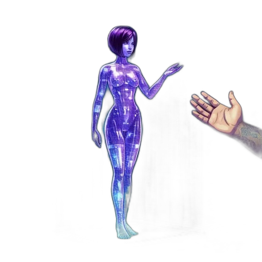 robot, dress, staff, concept art transparent PNG cut-out