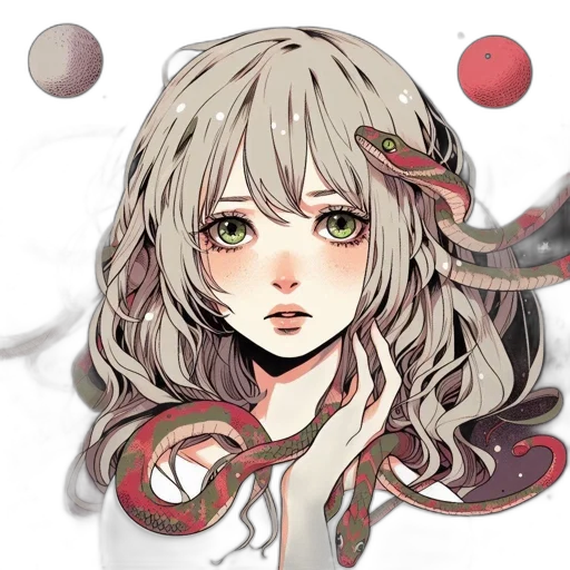 staff, hair, mask, creature transparent PNG cut-out