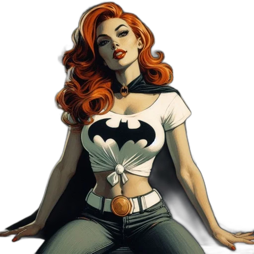 comic book art, concept art, cartoon, fantasy art transparent PNG cut-out