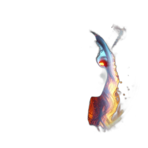 dragon, mask, staff, face transparent PNG cut-out
