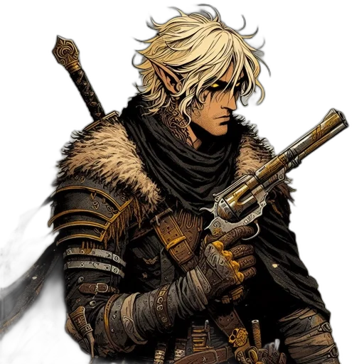 sword, weapon, fantasy art, concept art transparent PNG cut-out