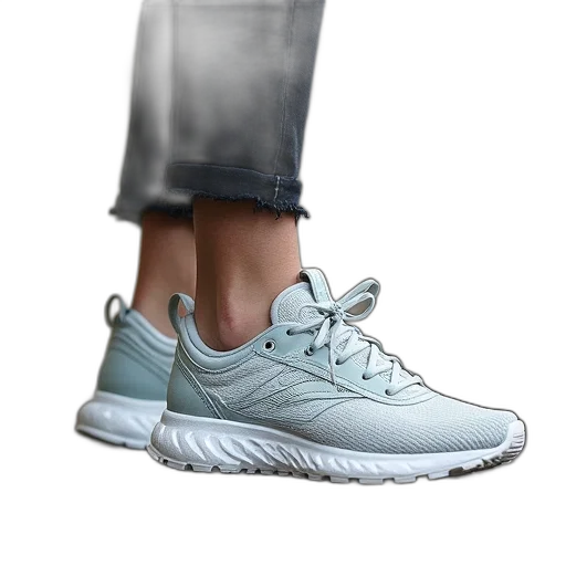 shoes, vaporwave, 3d render, photorealistic transparent PNG cut-out
