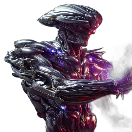robot, creature, hair, concept art transparent PNG cut-out