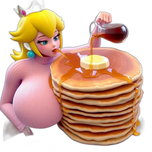 food, dress, concept art, 3d render transparent PNG cut-out
