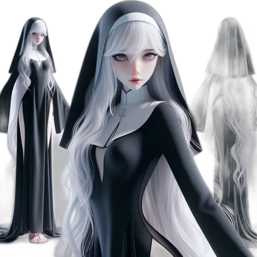 dress, concept art, fantasy art, 3d render transparent PNG cut-out