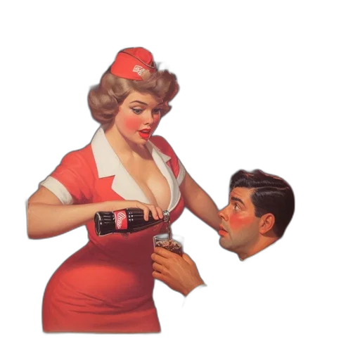 bottle, dress, food, hat transparent PNG cut-out