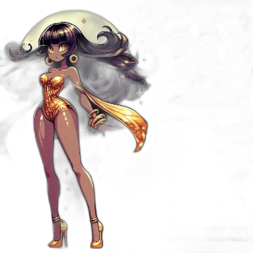 concept art, fantasy art, comic book art, anime transparent PNG cut-out