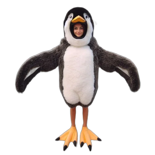 animal, creature, jacket, staff transparent PNG cut-out