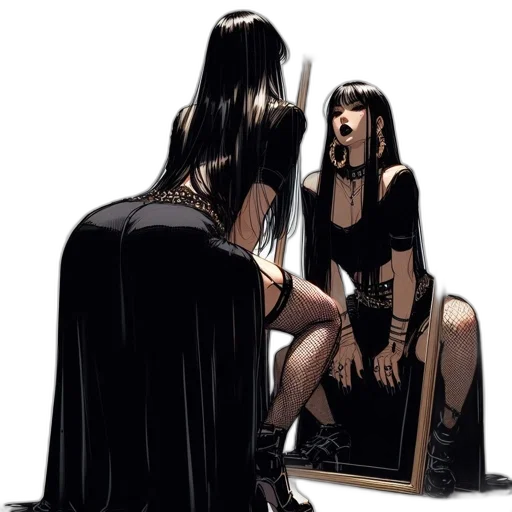 mask, comic book art, concept art, fire transparent PNG cut-out