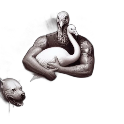 creature, mask, dragon, robot transparent PNG cut-out