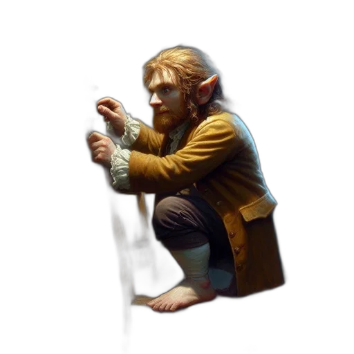 staff, creature, face, jacket transparent PNG cut-out