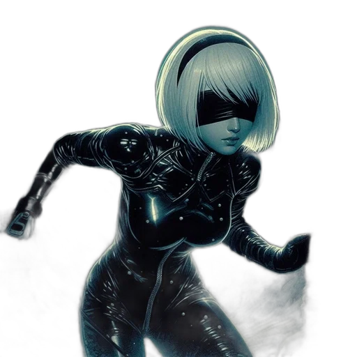 robot, mask, concept art, comic book art transparent PNG cut-out