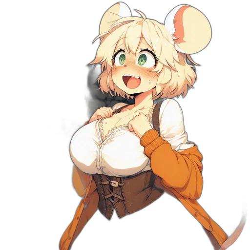 staff, jacket, animal, weapon transparent PNG cut-out