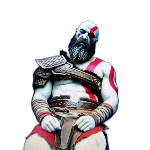 robot, mask, creature, staff transparent PNG cut-out