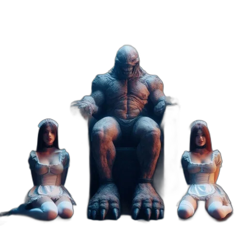 creature, concept art, 3d render, fantasy art transparent PNG cut-out