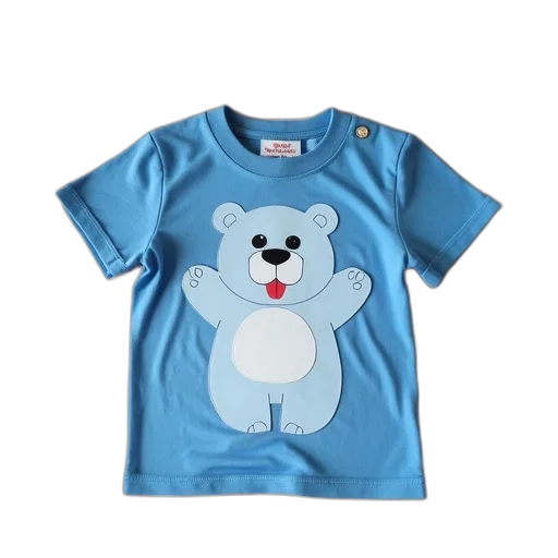 blue, pastel, children, shirt transparent PNG cut-out