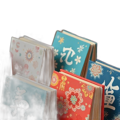 photorealistic, collection, colorful, notebooks transparent PNG cut-out