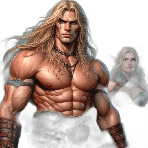 fantasy art, concept art, comic book art, photorealistic transparent PNG cut-out