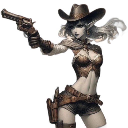 weapon, concept art, comic book art, fantasy art transparent PNG cut-out