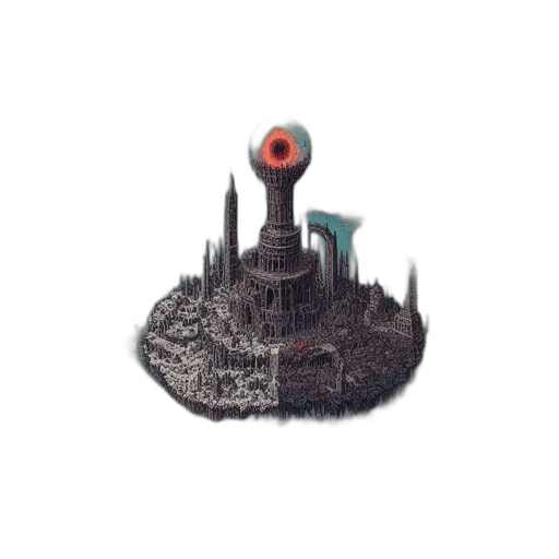 crown, hat, staff, weapon transparent PNG cut-out