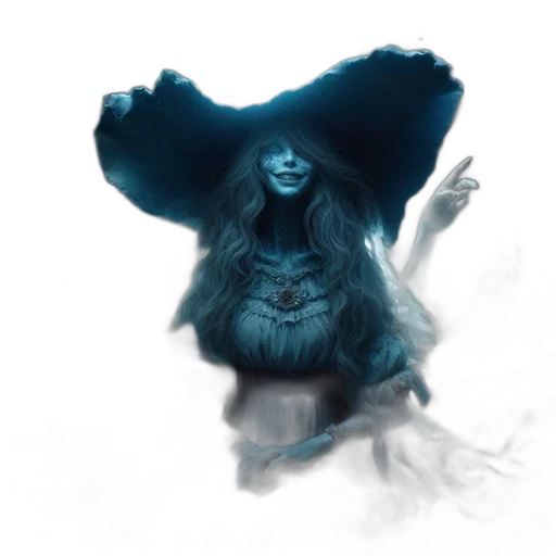 creature, mask, hair, face transparent PNG cut-out