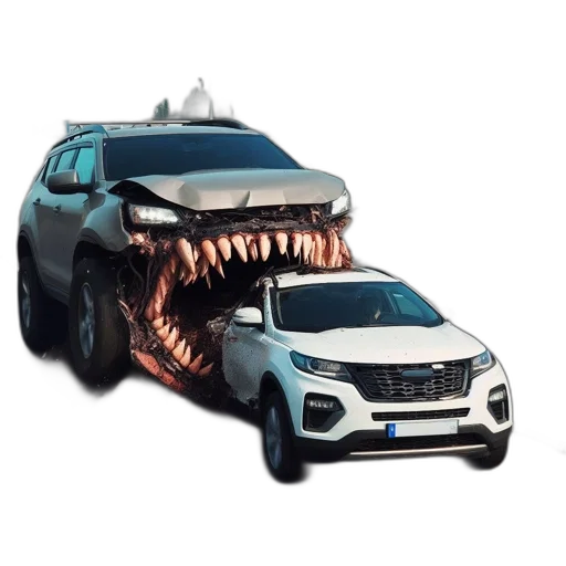 car, dragon, creature, animal transparent PNG cut-out